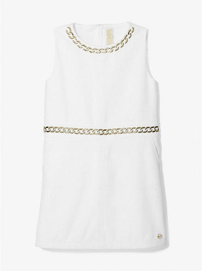 Chain Embellished Woven Dress