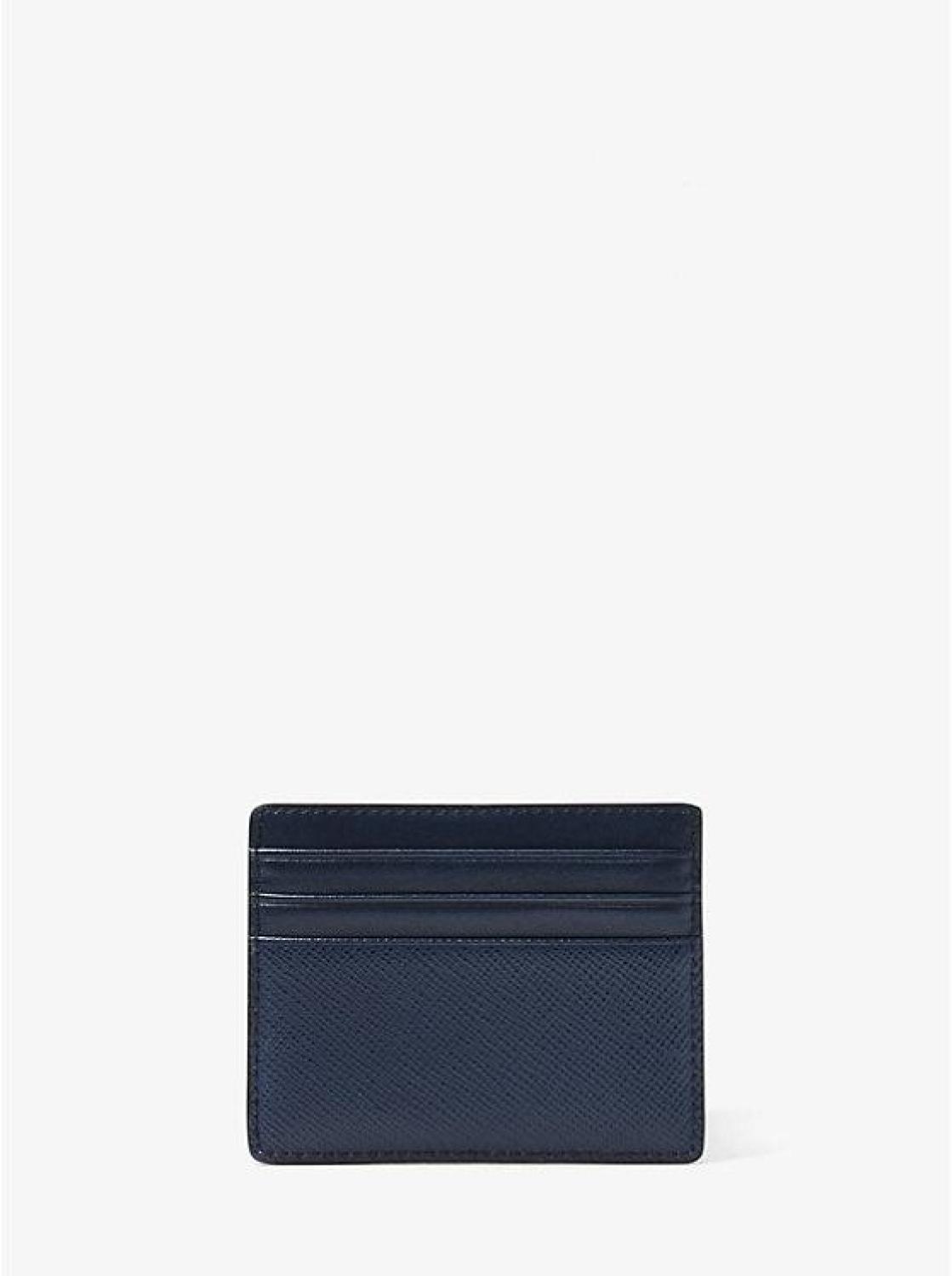 Harrison Crossgrain Leather Tall Card Case