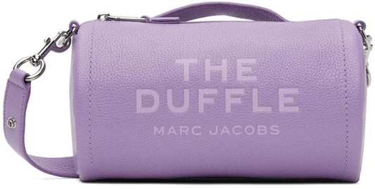 Purple 'The Leather' Duffle Bag