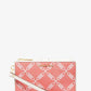 Jet Set Large Empire Logo Jacquard Wristlet