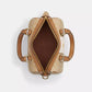 Coach Outlet Mini Rowan Crossbody In Signature Canvas With Stripe
