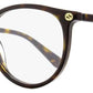 Gucci Women's  Eyeglasses GG0027O 002 Havana 50mm