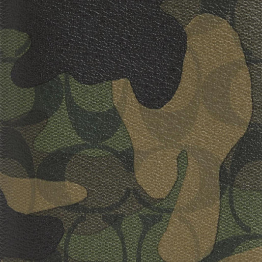 Coach Outlet Passport Case In Signature Canvas With Camo Print