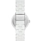Women's Morningside Three Hand Quartz White Silicone Watch 34mm