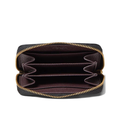 Cross Grain Leather Small Zip Around Card Case