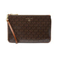 Logo Jet Set Charm Top Zip Wristlet