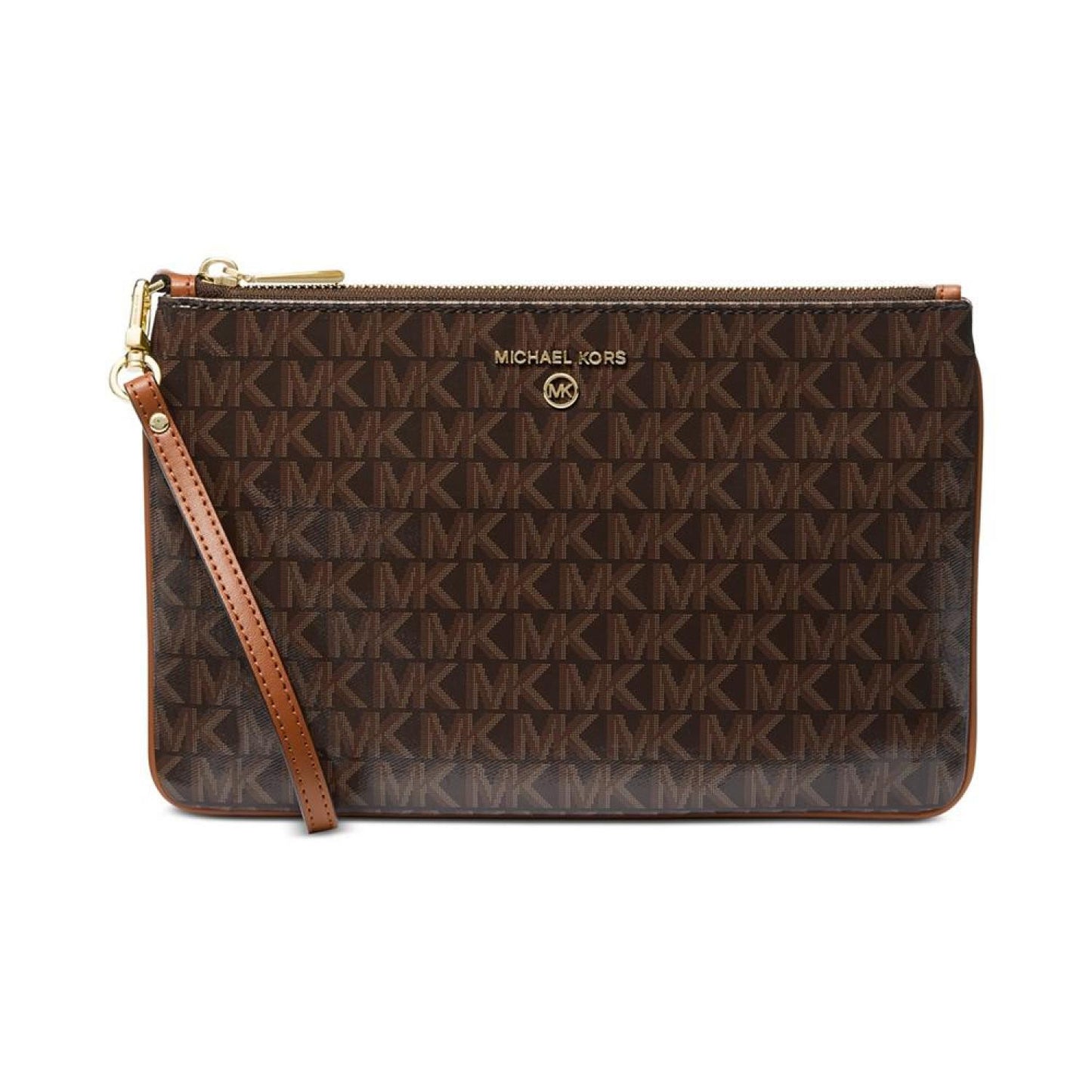 Logo Jet Set Charm Top Zip Wristlet