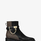 Hamilton Embellished Leather and Logo Ankle Boot