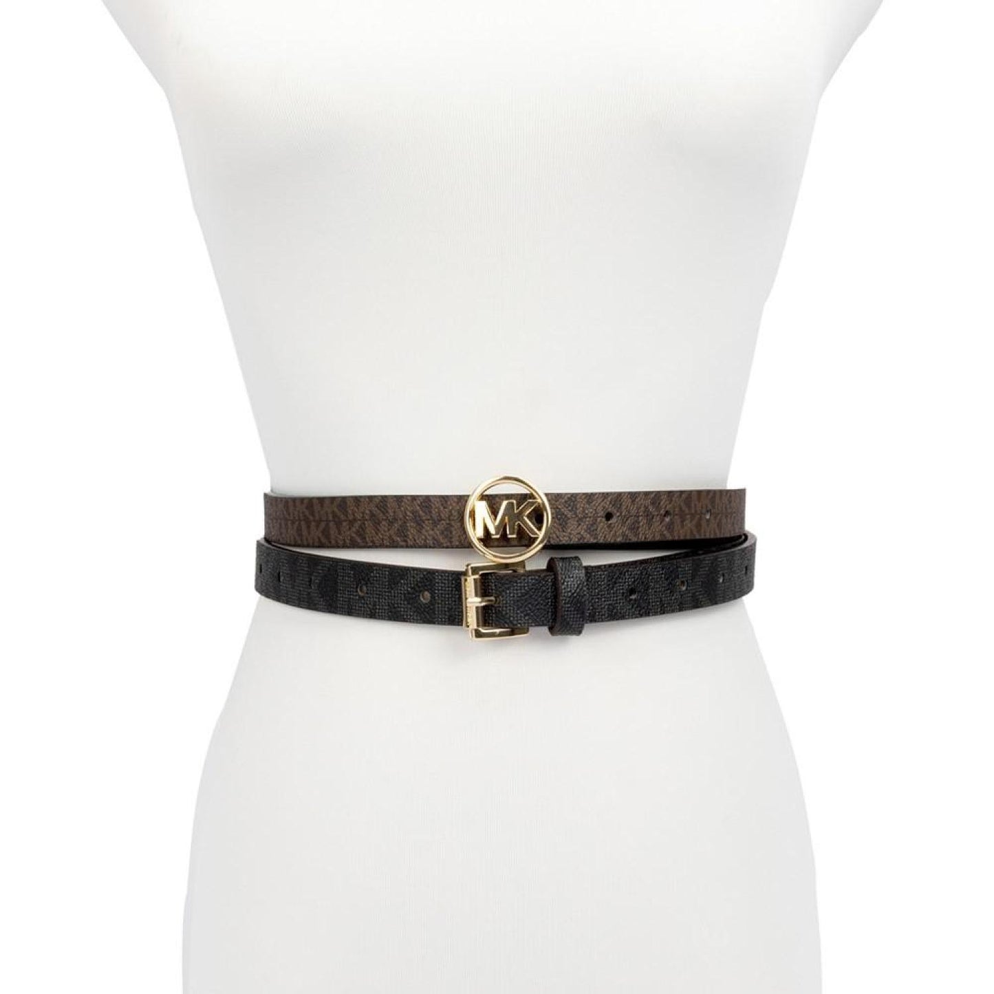 2 Pack Square & Circle Logo Belts