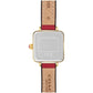 Women's Cass Signature Horse and Carriage Red Leather Strap Watch, 22mm