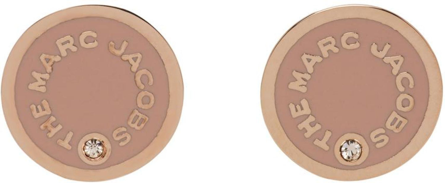 Rose Gold Medallion Earrings