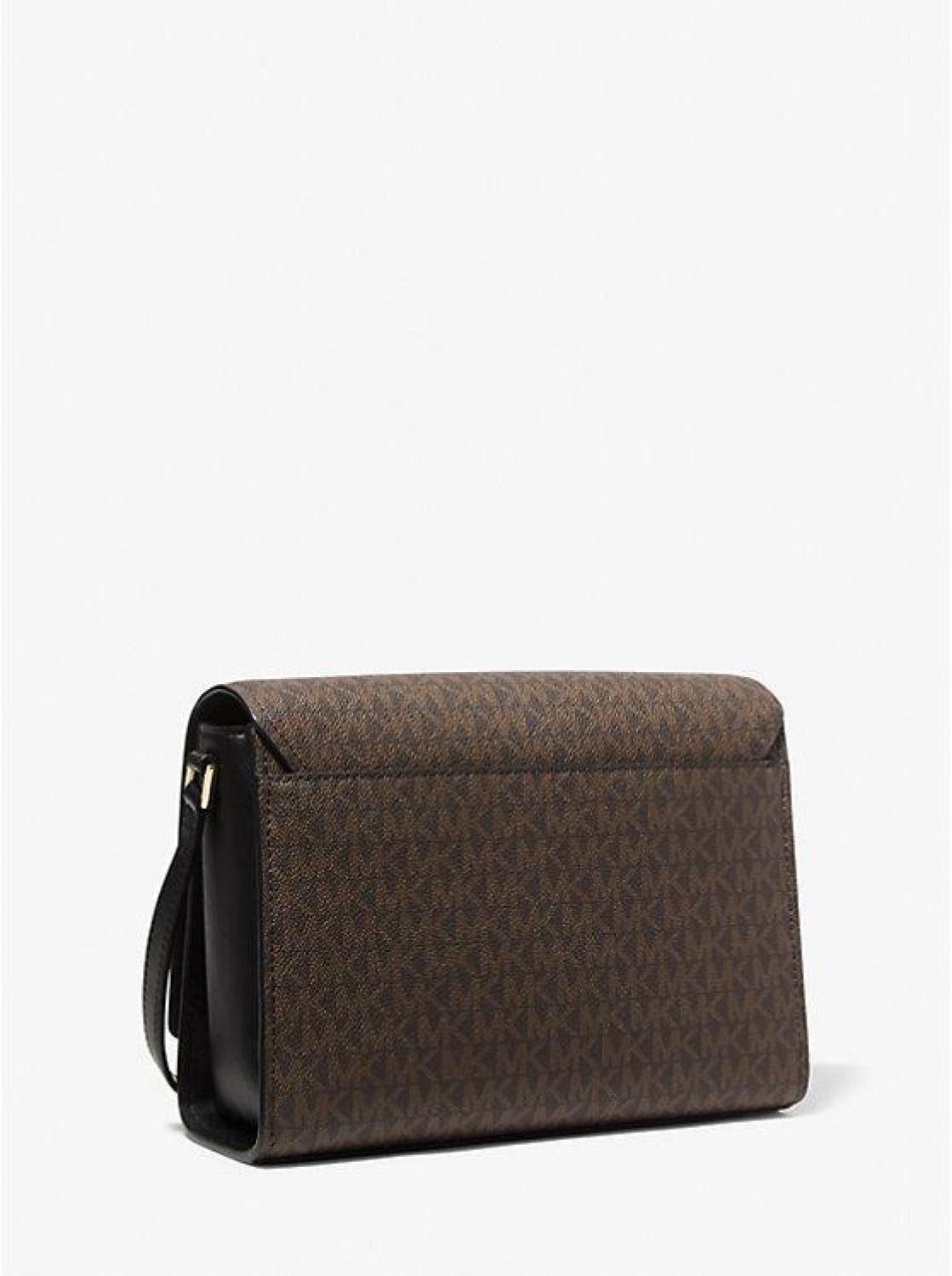 Mimi Medium Logo Messenger Bag