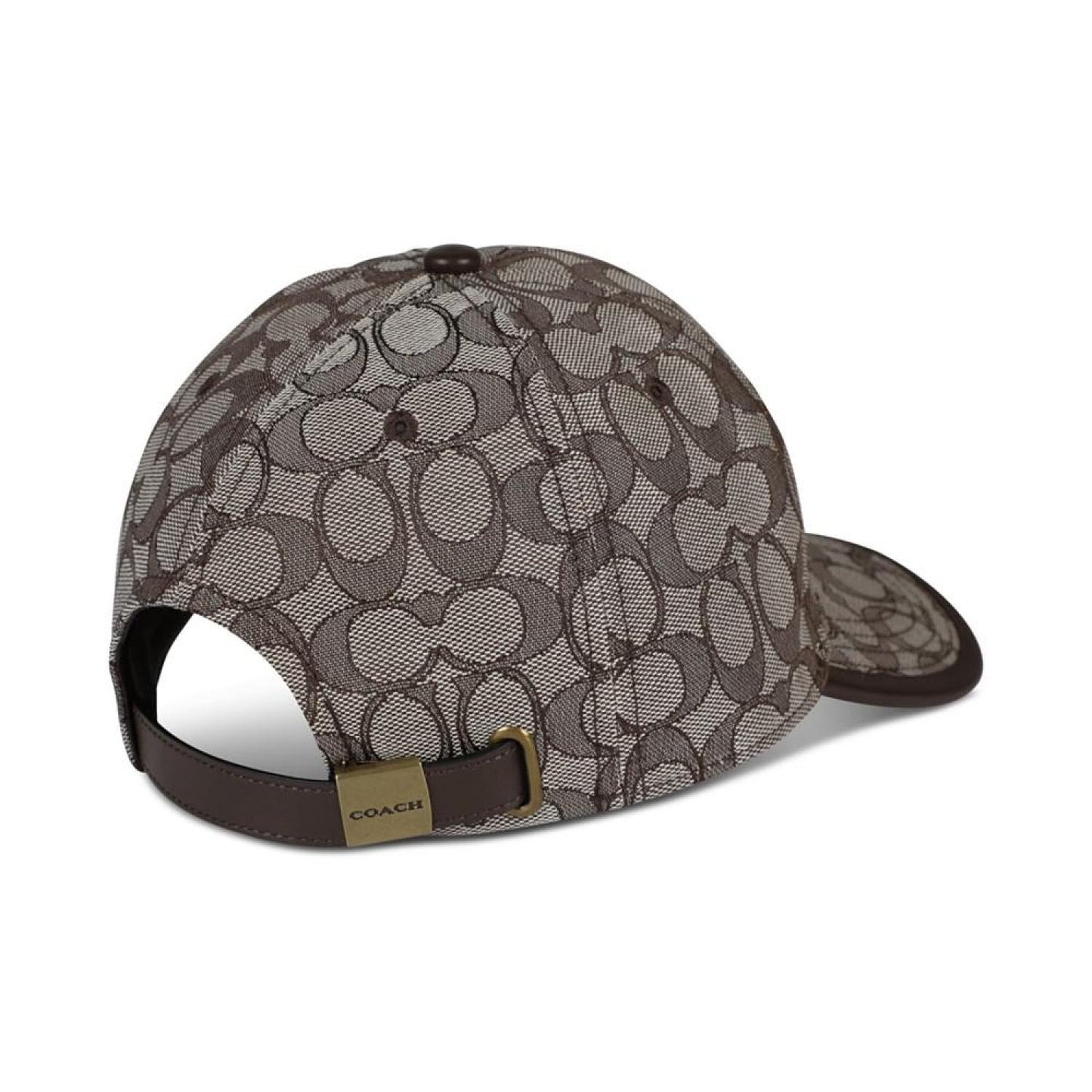 Women's Signature C Logo Jacquard Canvas Baseball Hat