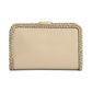 Braided Leather Trim Tabby Medium Wallet