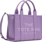 Purple 'The Leather Small Tote Bag' Tote