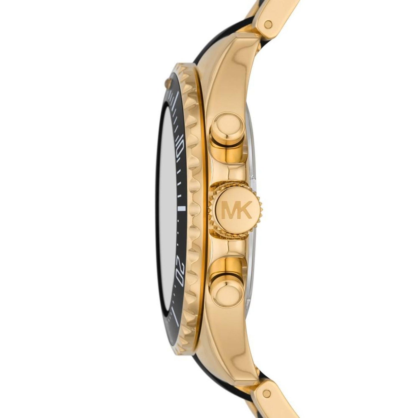Men's Everest Chronograph Gold-Tone Stainless Steel Bracelet Watch 45mm