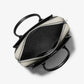 Mercer Medium Color-Block Leather Belted Satchel
