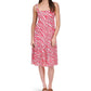 Large Soft Zebra Midi Dress