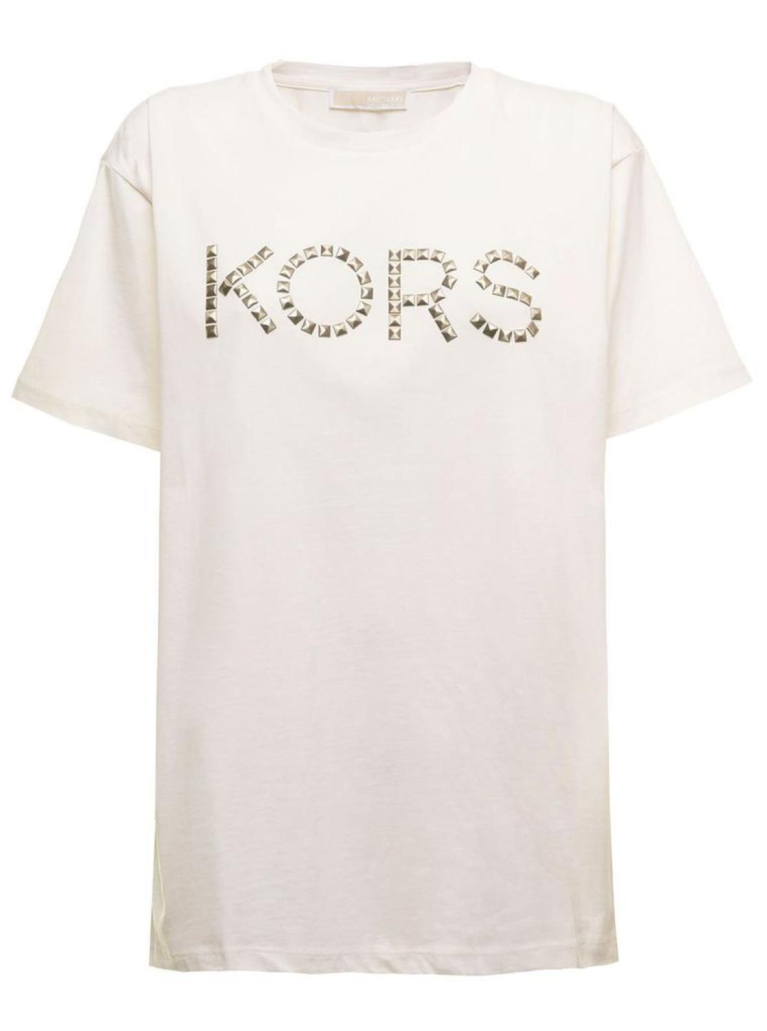 Michael Michael Kors Stud-Embellished Crewneck T-Shirt