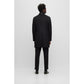 Slim-fit formal coat in virgin wool and cashmere