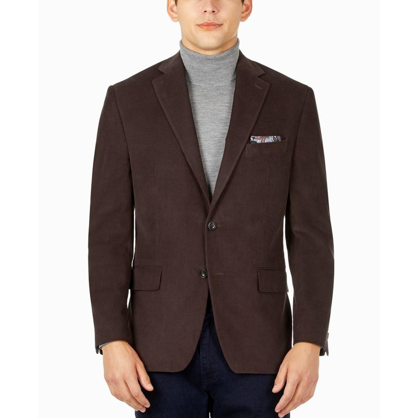 Men's Classic-Fit Stretch Corduroy Solid Sport Coat