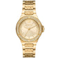 Women's Lennox Three-Hand Gold-Tone Stainless Steel Bracelet Watch, 37mm