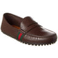 Gucci Web Leather Driver