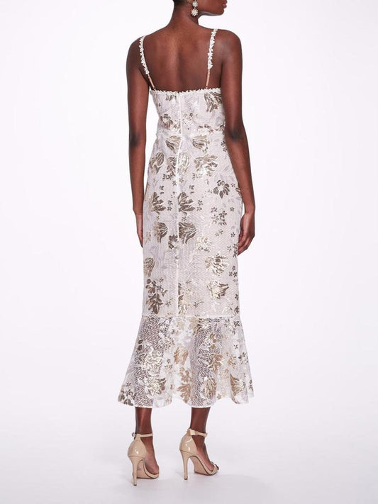 Sleeveless Tea-Length Gown