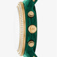 Runway Pavé Gold-Tone and Acetate Watch