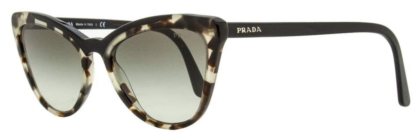 Prada Women's Catwalk Sunglasses SPR01V 398-0A7 Gray Havana/Black 56mm