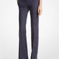Haylee Wool Blend Flared Trousers