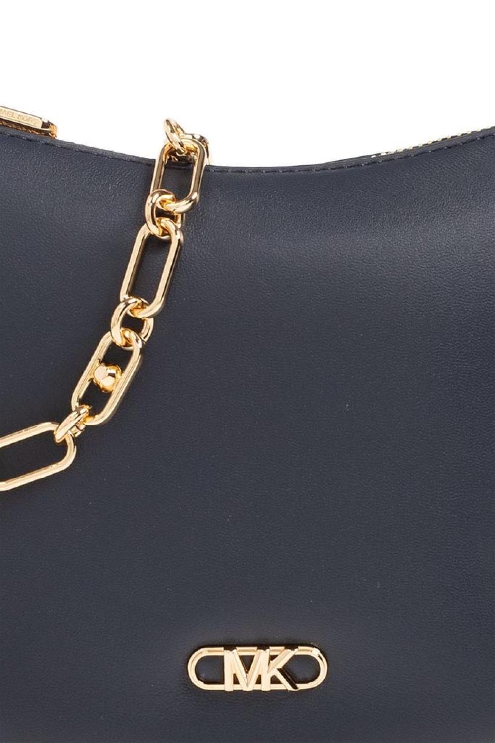 Michael Michael Kors Logo Plaque Chained Small Shoulder Bag