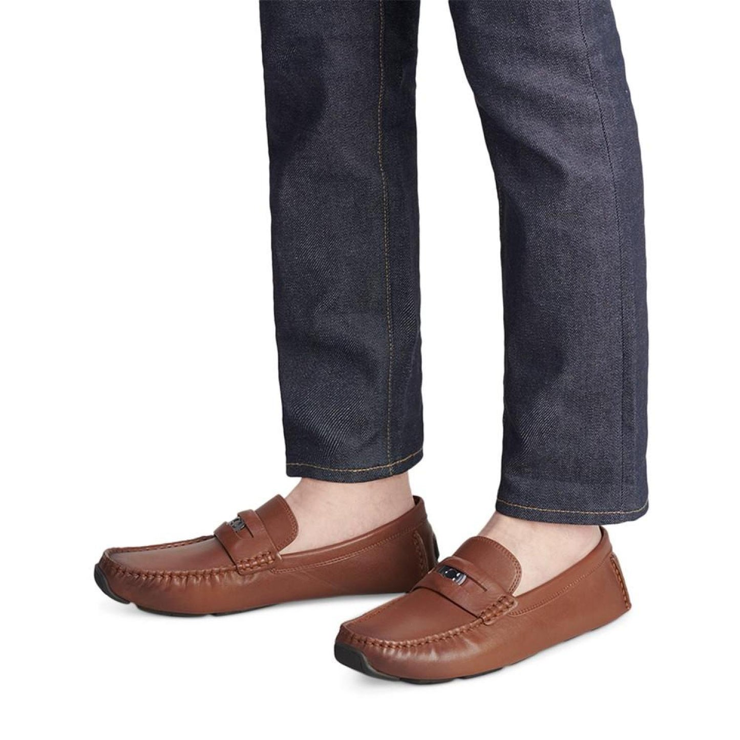 Men's C Coin Leather Driver