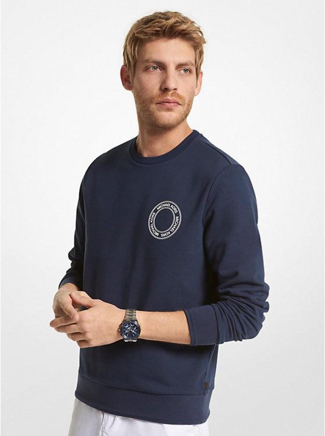 Logo Print French Terry Blend Sweatshirt