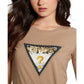Women's Cotton Studded Logo T-Shirt