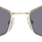 Gold Hexagonal Sunglasses