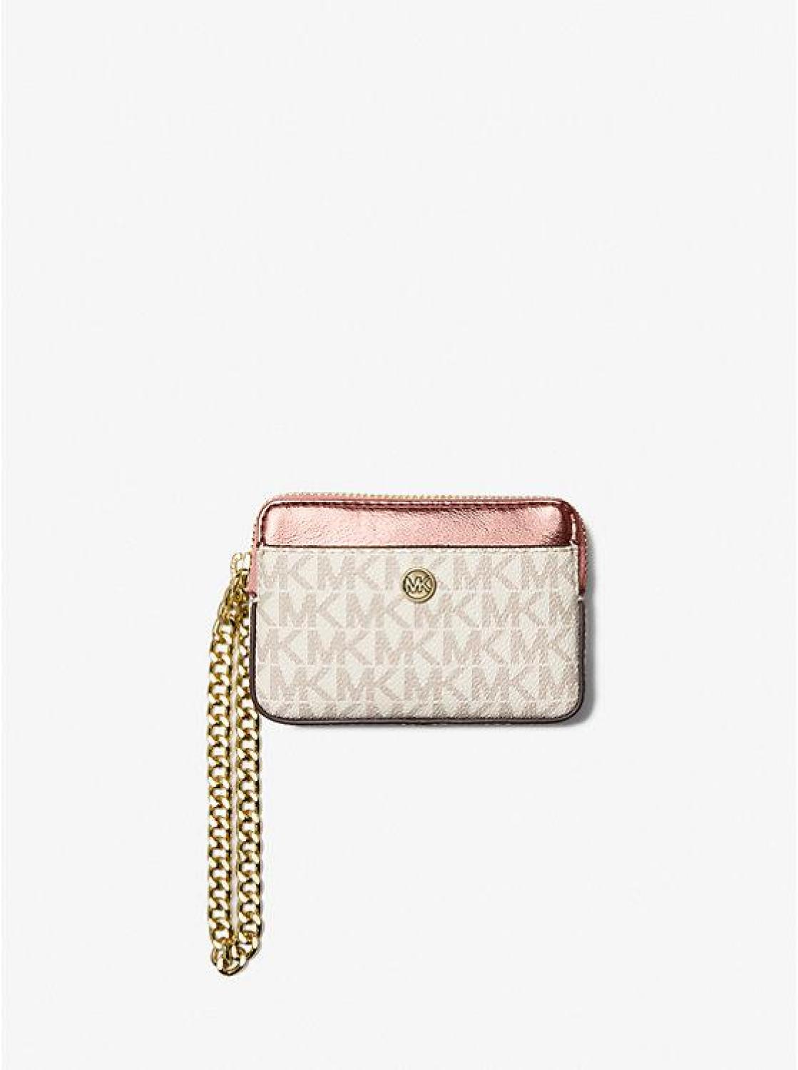 Medium Signature Logo Chain Card Case