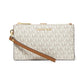 Logo Jet Set Double-Zip Wristlet