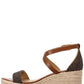 Michael Michael Kors Serena Logo Printed Wedge Sandals