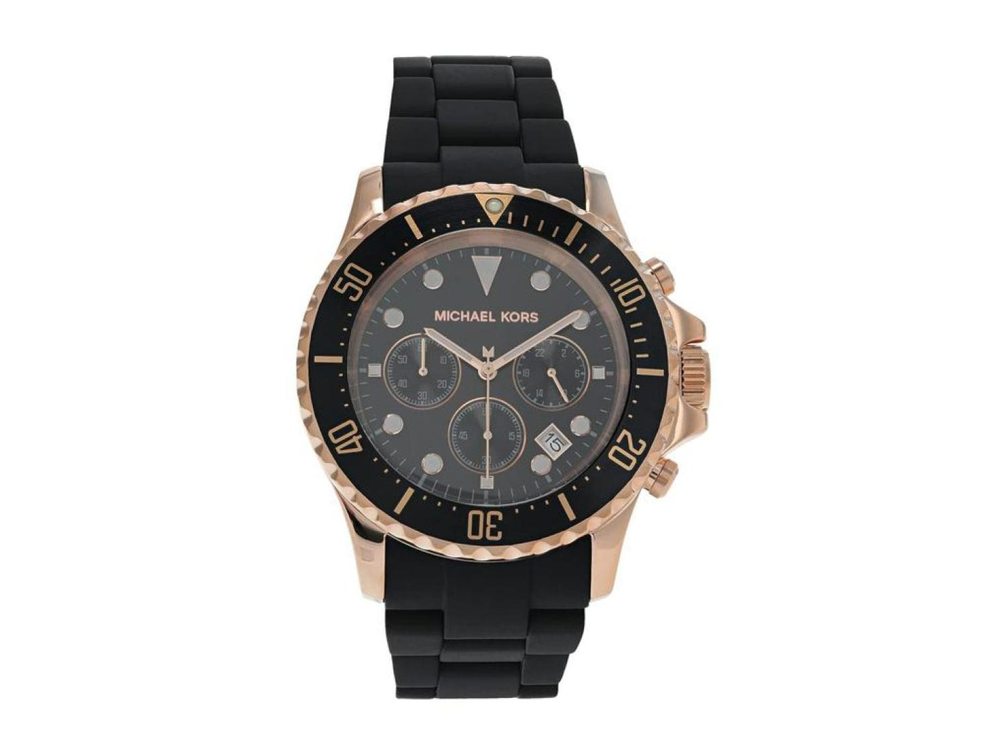 MK9055 - Everest Chronograph Silicone Wrapped Stainless Steel Watch