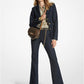 Stretch Denim Blazer