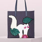 Kitt Embellished Extra Large North South Tote Bag In Blazer Blue Multi