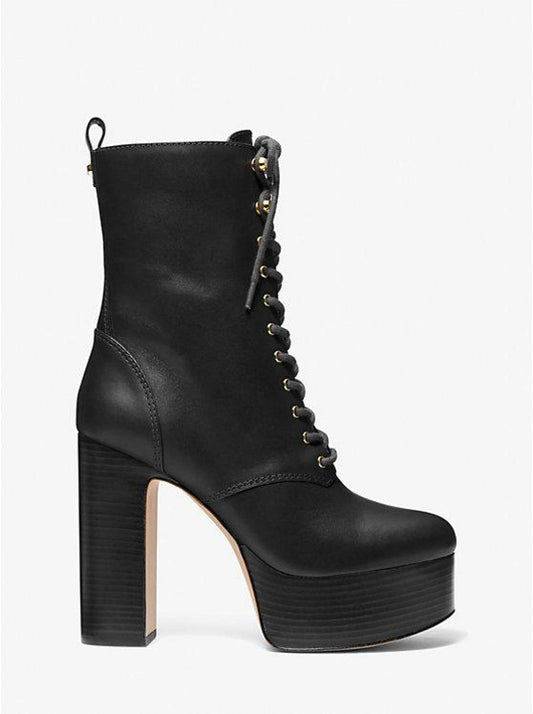 Natasha Leather Platform Boot