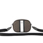 Michael Kors Jet Set Travel Small Signature PVC Striped Oval Crossbody Bag Clutch Women's Handbag