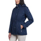 Women's Petite Quilted Hooded Anorak Coat