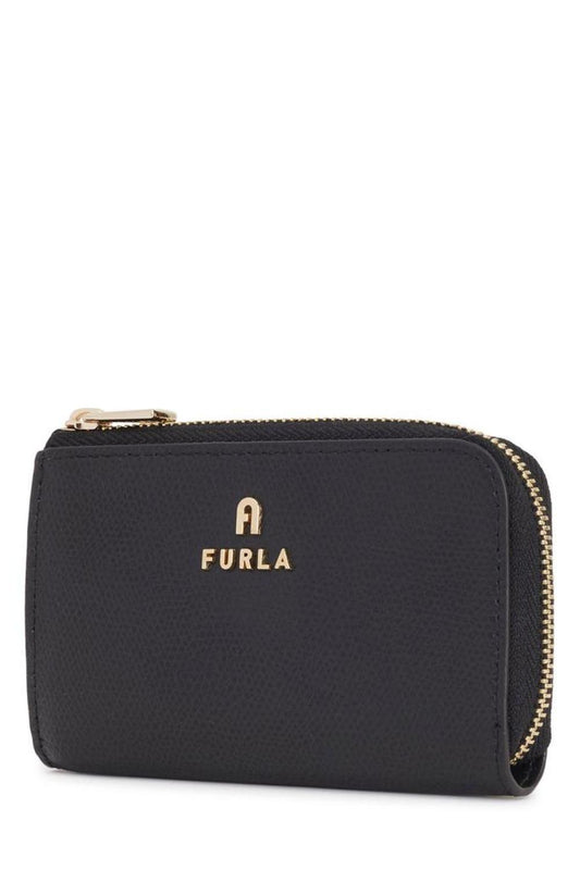 Furla Logo Plaque Zipped Wallet