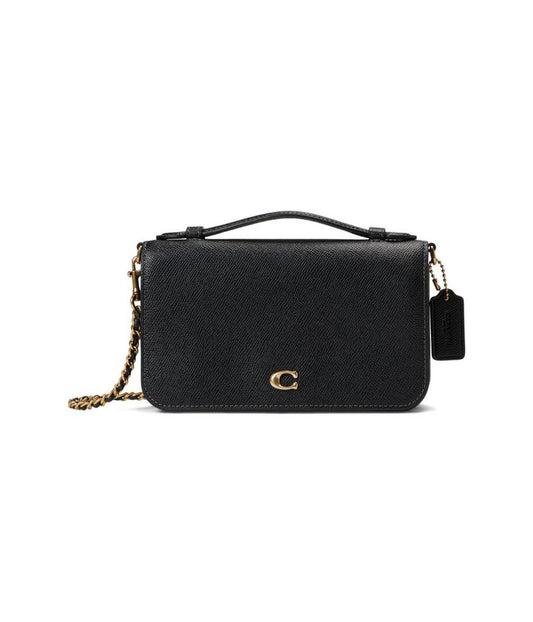 Cross Grain Leather Bea Crossbody