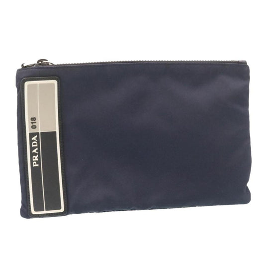 Prada La Strada Cotton Clutch Bag (Pre-Owned)