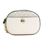 Michael Kors Jet Set Glam   Leather Oval Crossbody Bag Women's Purse