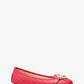 Fulton Logo Embossed Faux Leather Moccasin